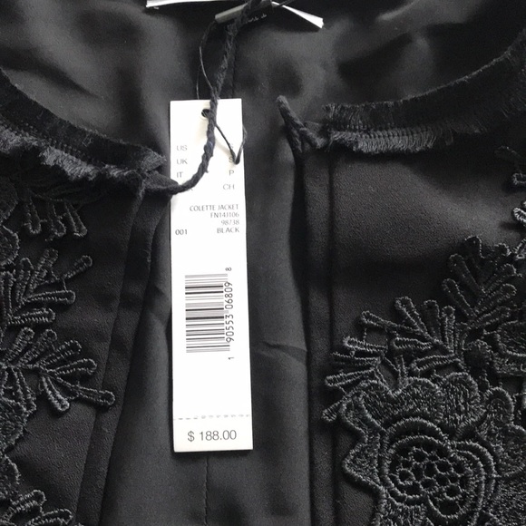 T Tahari Colette Tassel Jacket - Picture 4 of 6